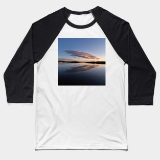Lenticular clouds reflection Baseball T-Shirt